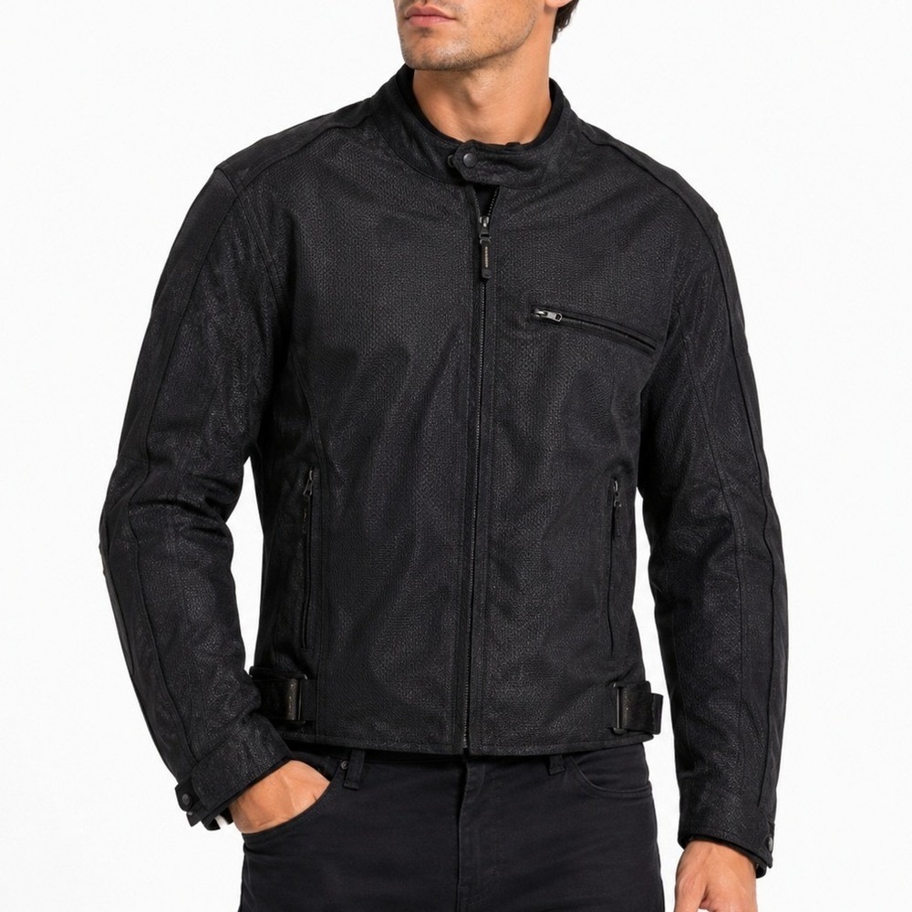 River Road Mens Black Mesh Motorcycle Riding Jacket Small New With Tags